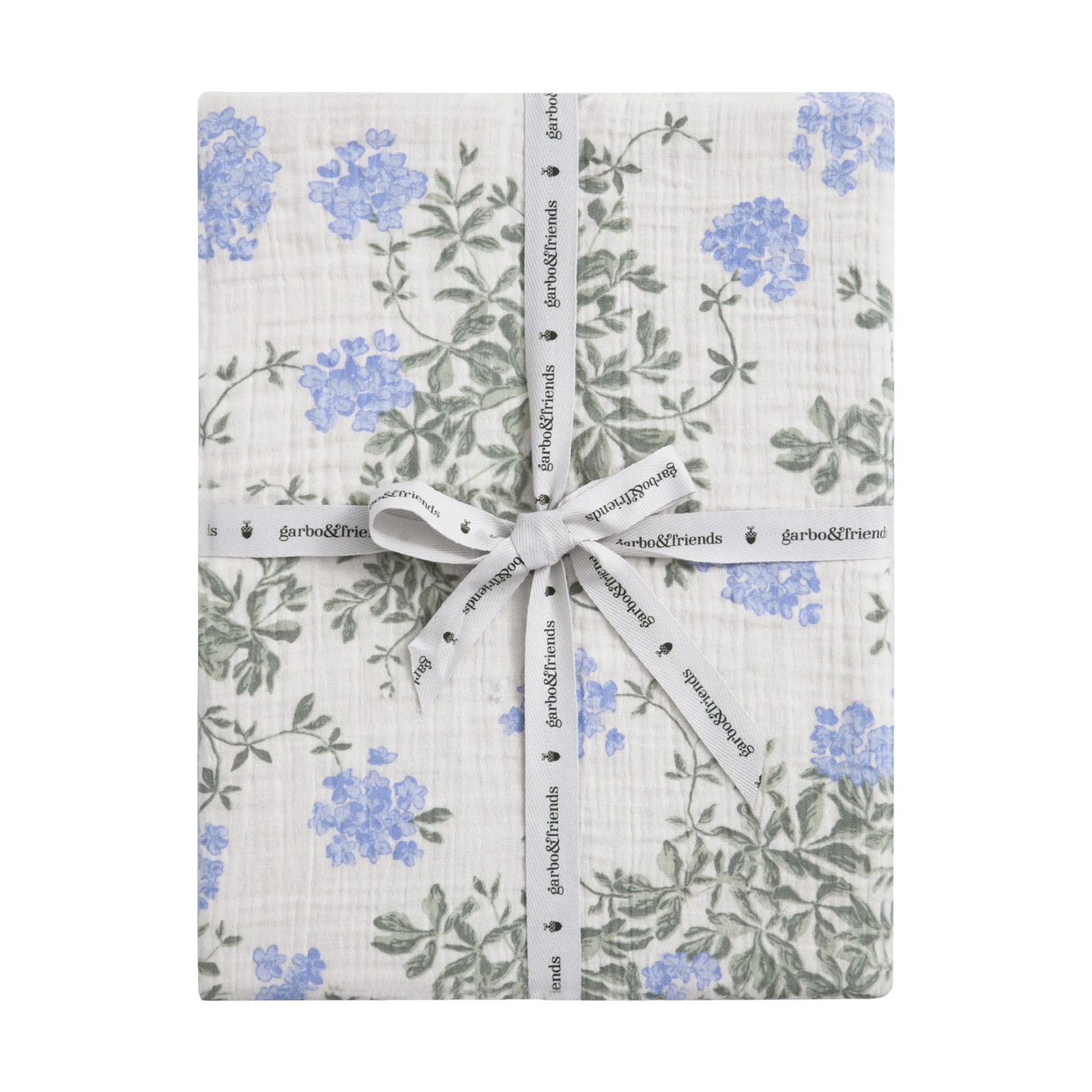 Garbo&Friends Plumbago Muslin hoeslaken B/D/H: 140 x 200 x 30 cm