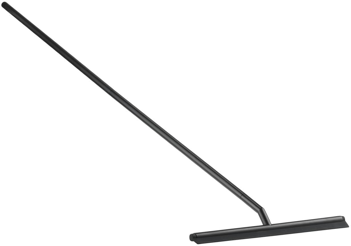Duschabzieher ZONE DENMARK "Wiper Solo 120 x 34 x 4 cm", schwarz, B:34cm H:4cm L:120cm, Wasserabzieher, Duschabzieher schwarz Einheitsgröße