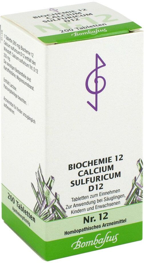 Bombastus Biochemie 12 Calcium sulfuricum D12 Tabletten
