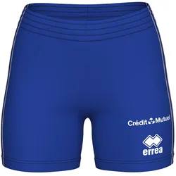 Errea, Damen, Sporthose, Kurze Damen-Domizil Frankreich 2025/26 (L), Weiss, Schwarz, Rosa