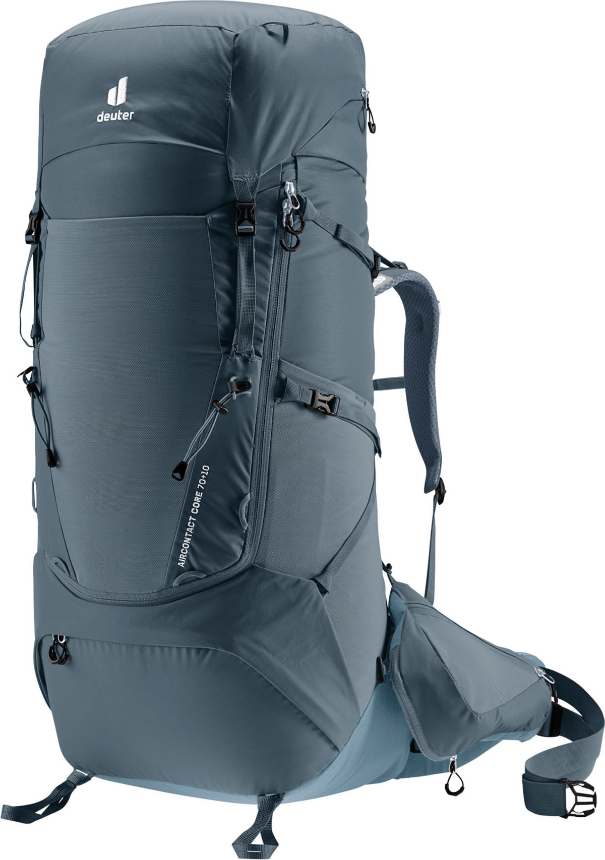 Deuter Herren Aircontact Core 70+10 Trekkingrucksack (Volumen 70 Liter / Gewicht 2,53kg) graphite-shale