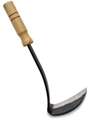 Kings County Tools 12” Japanese Weeding Sickle - Garden Hoe Weeding Tool