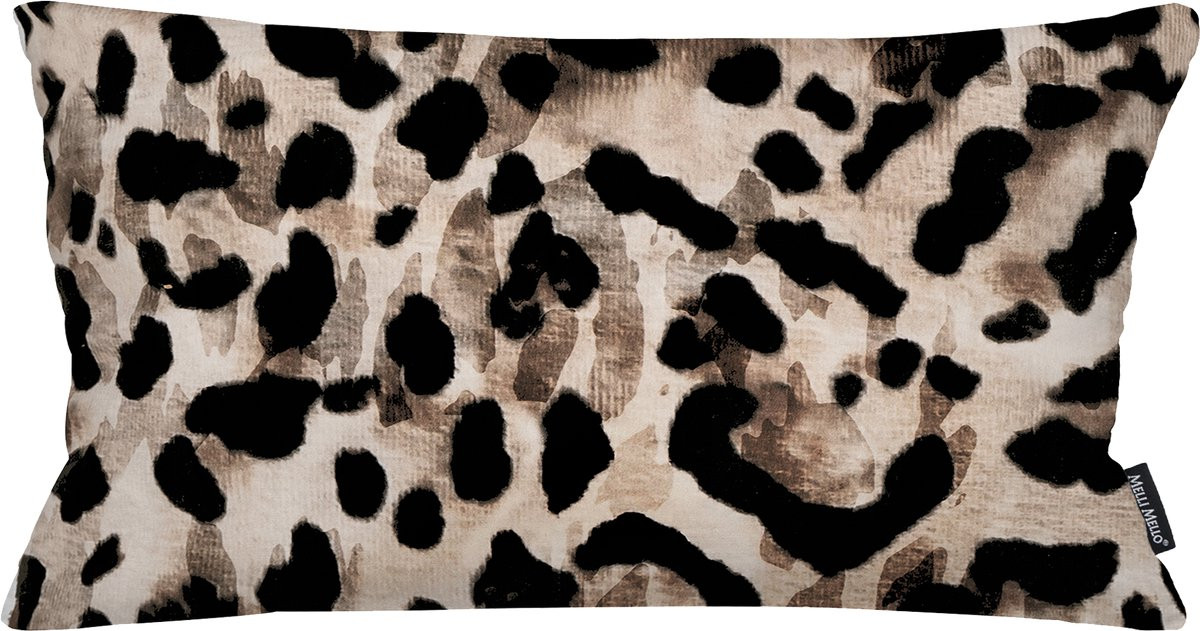 Melli Mello Most Wanted Sierkussen met vulling - Luipaardprint - 30 x 50 cm