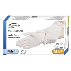 HYGOSTAR Einmalhandschuhe ALLFOOD SAFE M weiß
