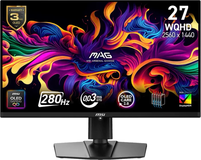 26,5" MSI MAG 271QP QD-OLED X28