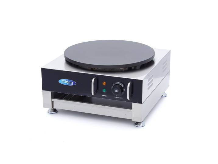 Crêpière Professionnelle - 40cm - Fonte - Thermostat Réglable - Maxima