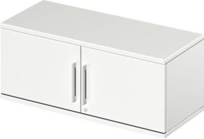 Schäfer Shop Genius Aufsatz-Flügeltürenschrank TETRIS WOOD, 1 OH, B 1000, weiß