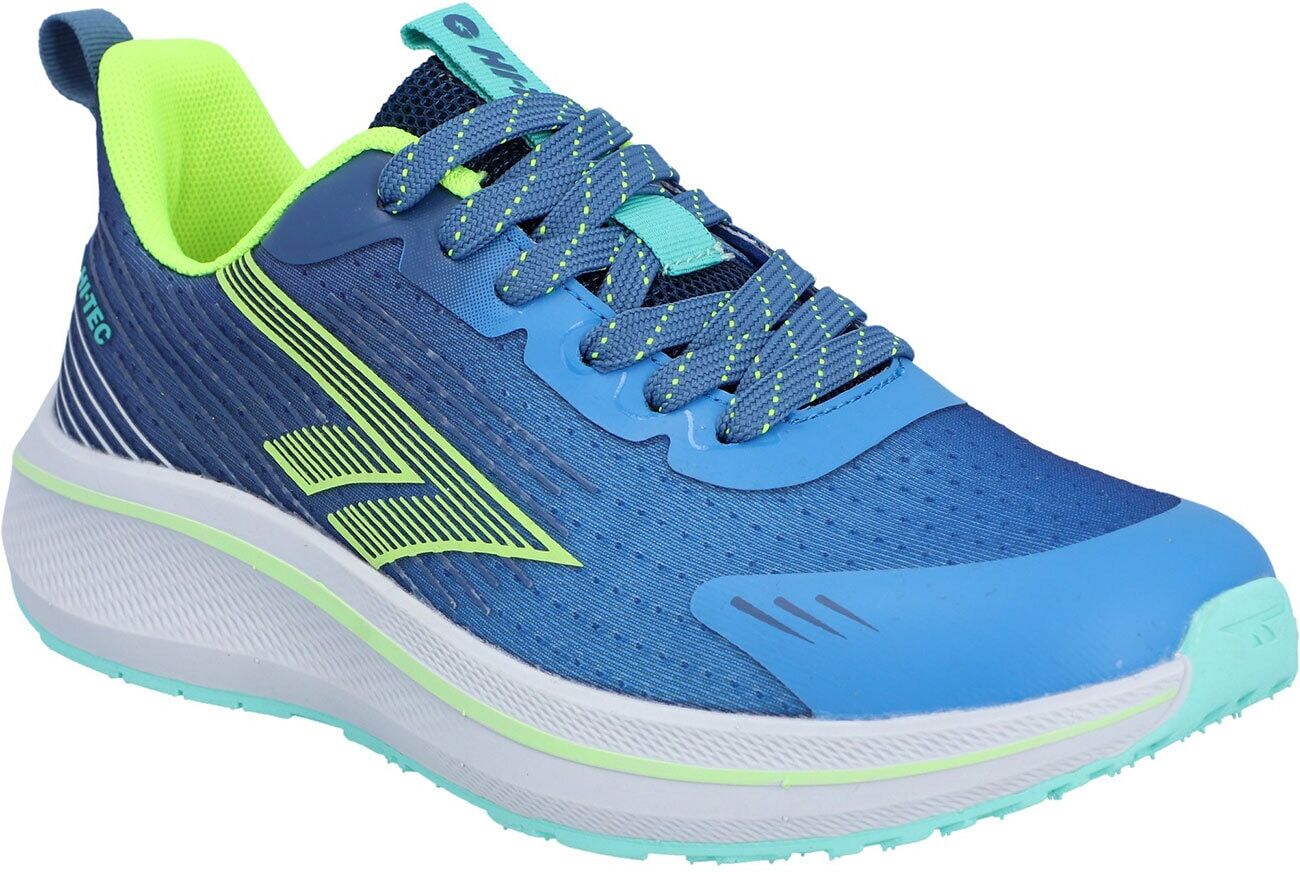 Sneaker HI-TEC "Hi-Tec-Schuhe Santorini Frauen", Damen, Gr. 37, Normalschaft, blau (estate blau, mondlichtblau, schattenlimette), WEICH GESTRICKTER MESH, Schuhe Sneaker