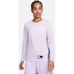 NIKE Damen Sweatshirt Dri-FIT Warm-Up, Größe XL in Lila Lila