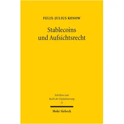 Stablecoins und Aufsichtsrecht, Fachbücher von Felix-Julius Konow