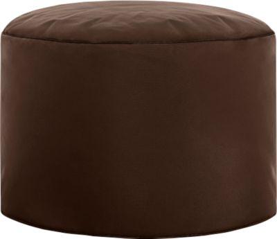Hocker DotCom scuba®, für Sitzsack Swing, abwaschbar, Innenseite PVC-beschichtet, braun