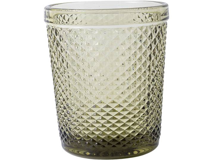 Trinkglas Alissa grün Glas H 10 cm 0.3 l - Tirinkglas
