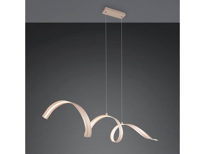 Suspension Tivor 109 x 150 x 20cm Beige/Beige Matériau : Métal, Matière plastique Surface en métal : Laqué Type de matière synthétique :