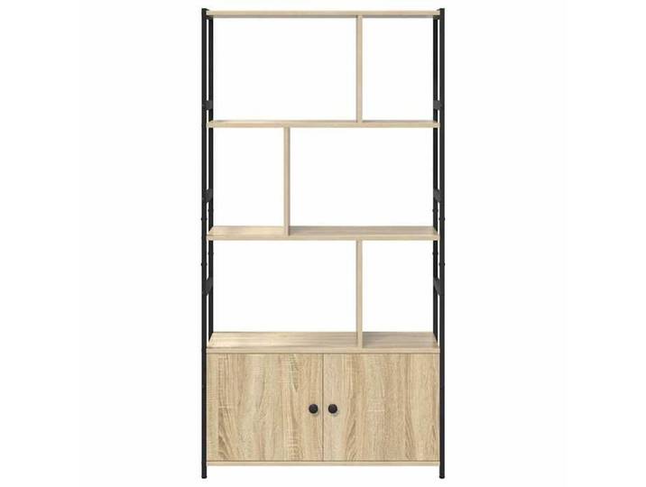 Bibliothèque SOLOMOON CHIC Étagère Chêne sonoma 80x30x155.5 cm Bois d'ingénierie BB325