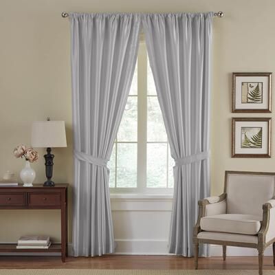 Threadmade Versailles Pleated Blackout Curtain Panel