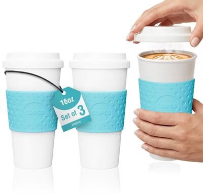 Copco Acadia Double Wall Insulated Travel Mug Set of 3 BPA Free