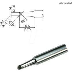 HAK T18-CF3 - Lötspitze T18-CF3, 3,2 mm, abgeschrägt