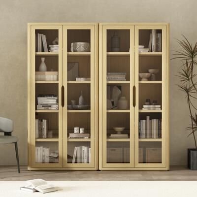 "Manhattan Comfort Rivington 38"" Bookcase Cabinet"
