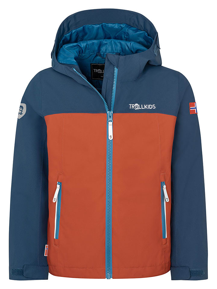 Trollkids Regenjacke "Telemark" in Dunkelblau - 92