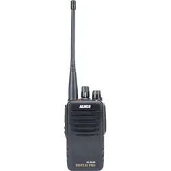 Alinco Tragbares Radio PNI DJ-PAX4, PMR446, Dual Mode analog und digital, VOX, TOT, IP67, 1800-mAh-A, Walkie Talkie, Schwarz