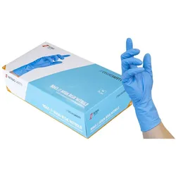 NITRAS Einmalhandschuhe HIGH RISK NITRILE Gr. 9/L blau 50 Stück 8065