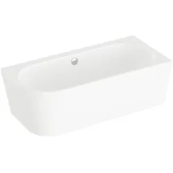 VitrA Geo Badewanne 65441008000 Ecke rechts, Mittelablauf, Inhalt 210 l