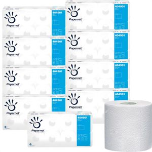 Papernet Toilettenpapier 404901, 3-lagig, Recyclingpapier, 250 Blatt, 72 Rollen