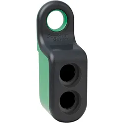 Schneider Electric ZBRM22 Leergehäuse, Harmony XB5R, 2 Bohrungen, Kunststoff, Ø22mm, schwarz, grün