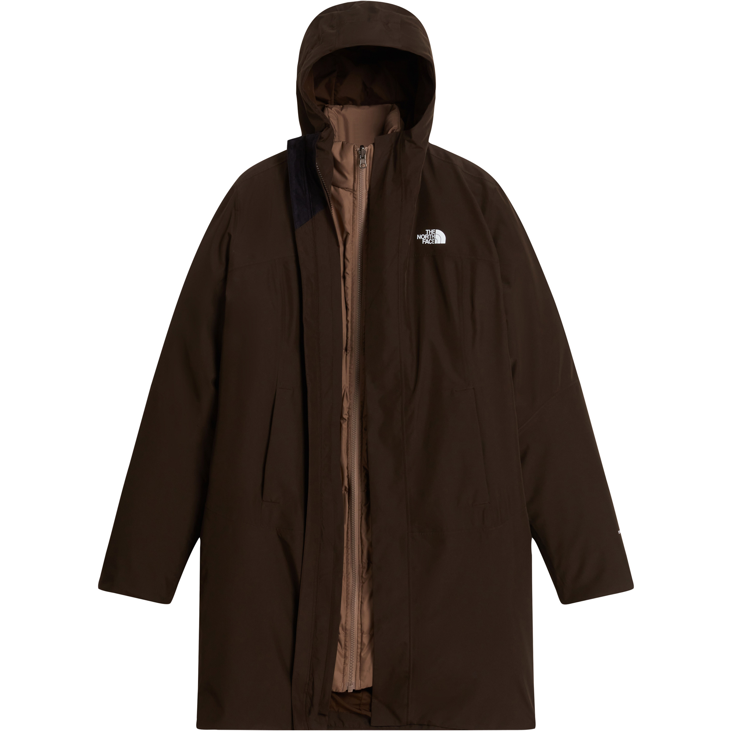 The North Face Suzanne Triclimate 2.0 Mantel Damen Winterjacke braun Größe M Trekking Winddicht Wasserabweisend