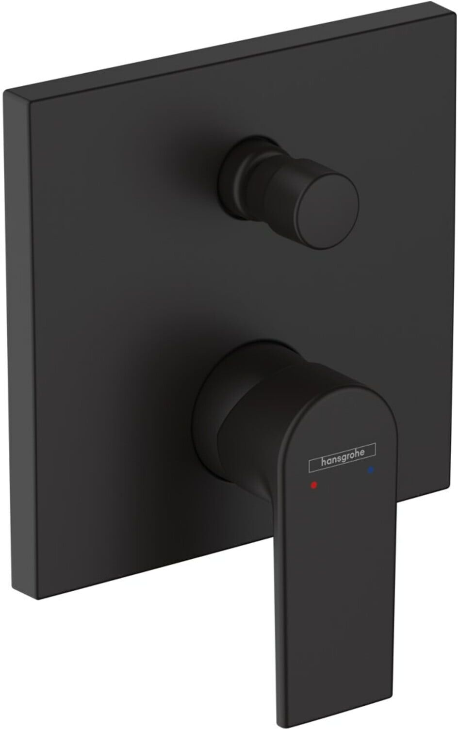 Hansgrohe Fertigmontageset Vernis Shape UP-Wannen-Einhebelmischer, mattschwarz (71468670)