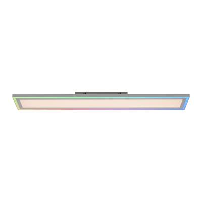 JUST LIGHT Deckenleuchte "EDGING", weiß, 2, 1 Stk., Leuchten, LED, CCT - über Fernbedienung, RGB-Rainbow, dimmbar, Funk inkl., LED Panels
