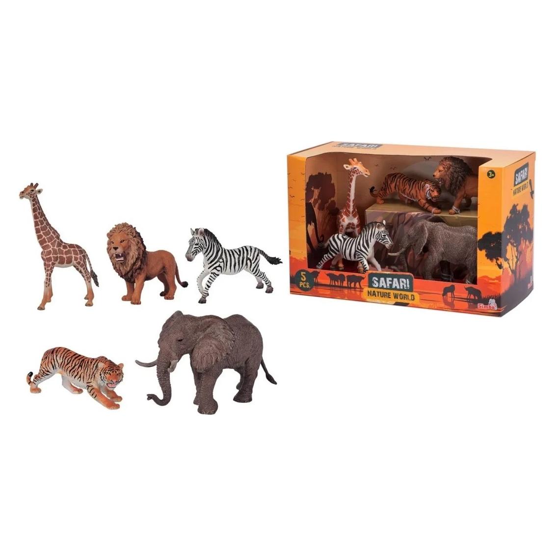 Dickie Simba - Nature World - Safari Animals Set (104343103) (104343103)