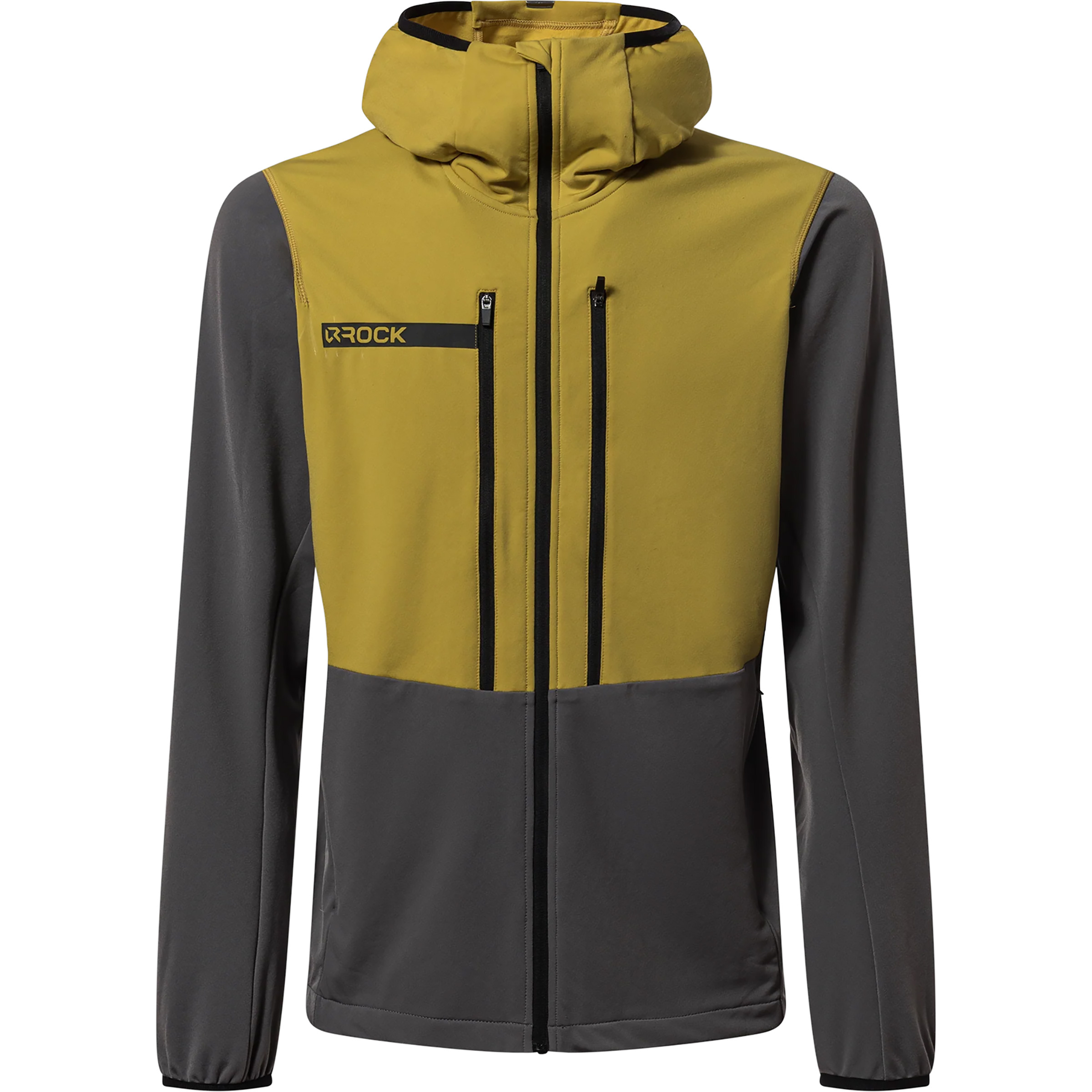 Rock Experience Noorvik Fleece Herren Fleecejacke grau Größe L Trekking Elastisch