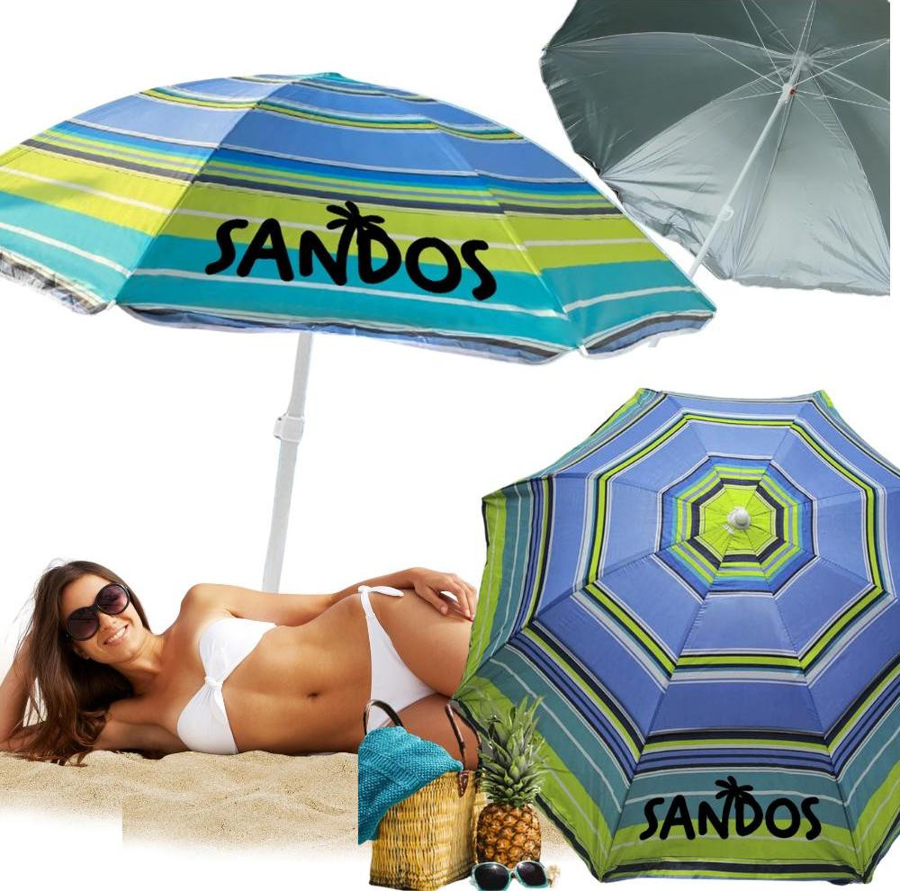 SANDOS Strandparasol met centrale paal
