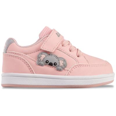 Sneaker LOTTO, Kinder, Gr. 22, rosa (rose, leuchtendesgrau), Synthetik, Schuhe Sneaker