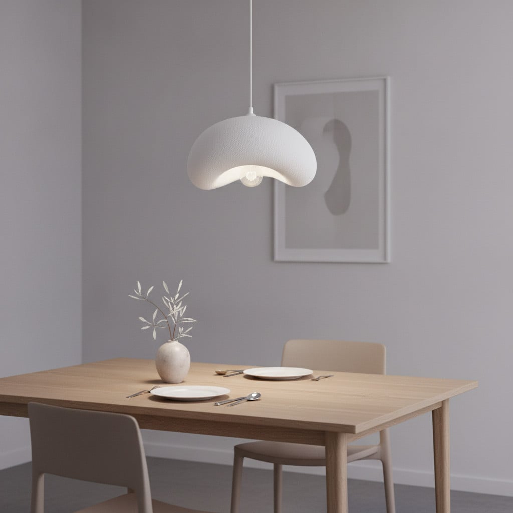 Moderne hanglamp Lyora Bambel wit
