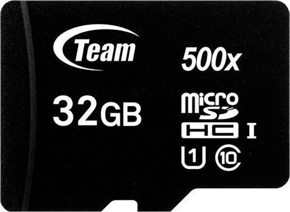 Team Group MicroSDHC Kaart 32GB Klasse 10 UHS-I 80 MB/s