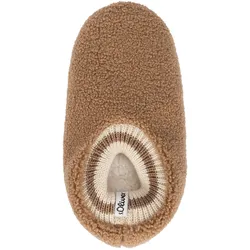 s.Oliver Cosy Teddy Slipper Hausschuhe Damen 8401 - desert 41-42