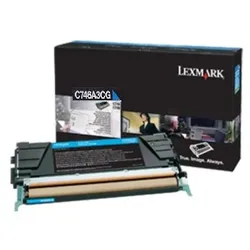 Lexmark X746A3CG (X746A3CG) Toner – cyan – B-Verpackung