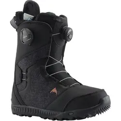 BURTON Damen Snowboardboots Felix Boa, Größe 8 in Schwarz Schwarz