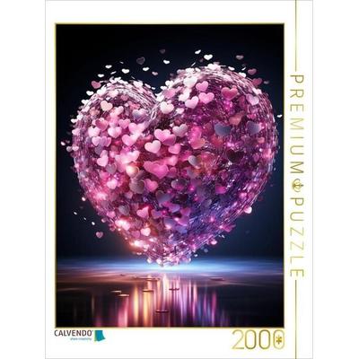 CALVENDO Puzzle Konfetti-Herz | 2000 Teile Lege-Größe 90x67cm Foto-Puzzle für glückliche Stunden, Sonstige von , Calvendo Puzzle