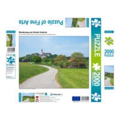 CALVENDO Puzzle Wanderweg zum Kloster Andechs | 2000 Teile Lege-Größe 90 × 67 cm Foto-Puzzle für glückliche Stunden