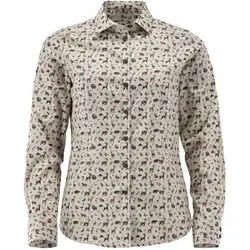 OS Trachten Bluse Waldtiere beige, 46