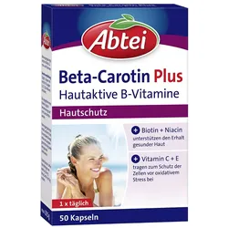 ABTEI Beta-Carotin Plus Hautaktive B-Vitamine Kps. 50 St