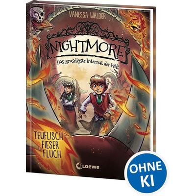 Nightmore - Das gruseligste Internat der Welt (Band 3) - Teuflisch fieser Fluch, Gebundene Ausgabe von Vanessa Walder, Loewe, 978-3-7432-1958-8