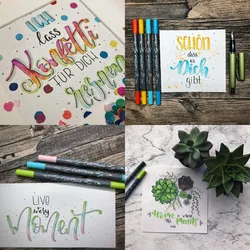 ONLINE® Brush-Pens Mehrfarbig 2.0 mm