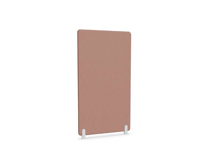 Trennwand Mdd Sonic 90x165 cm, Distanzfüsse, Rosa/Weiss, Neu