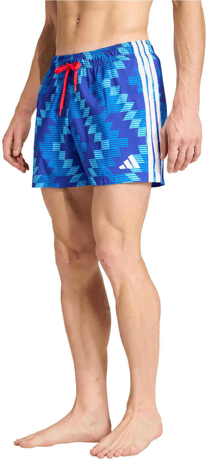 Adidas inspired graphic bañador playa hombre Azul (S)