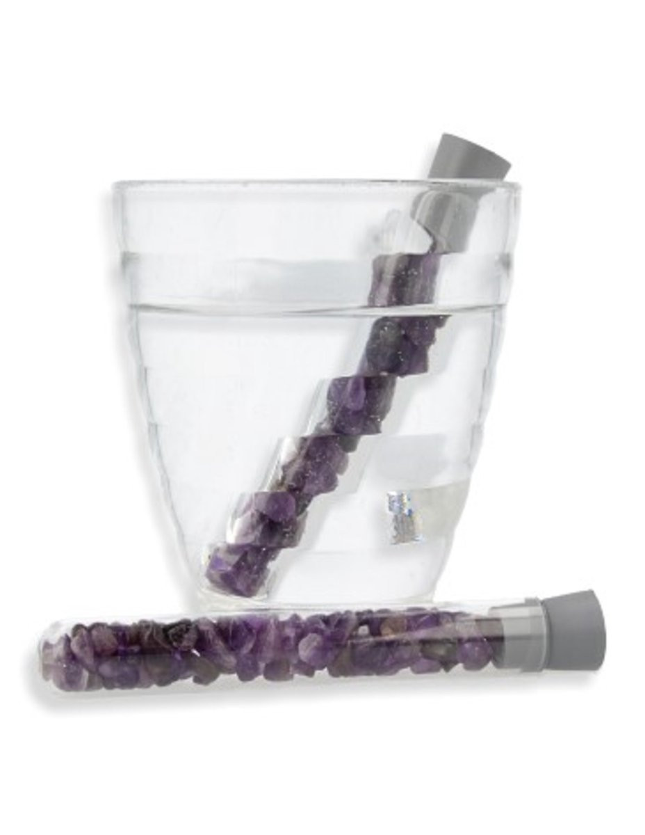 Amethist glas Aqua Gems waterwand Ruben Robijn