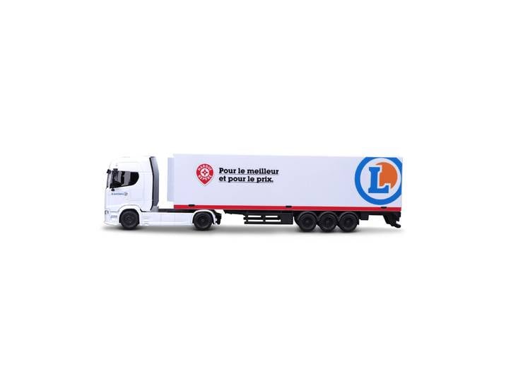 Camion avec remorque en métal à l'échelle 1/43ème